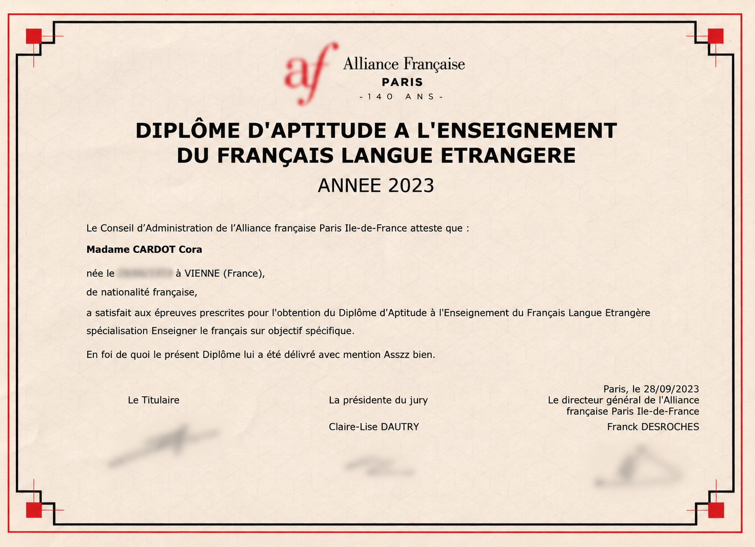 DAEFLE — Alliance Française Paris 2023
